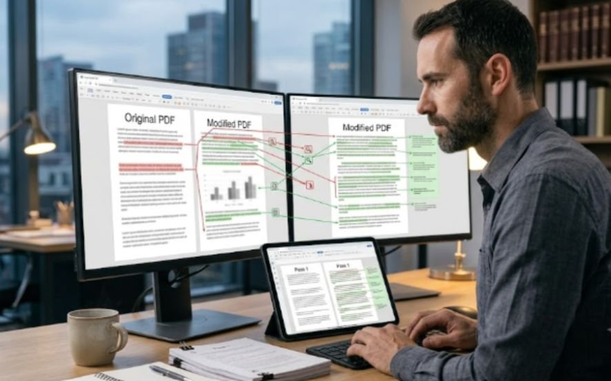 How to Compare Two Documents for Differences in Adobe Acrobat