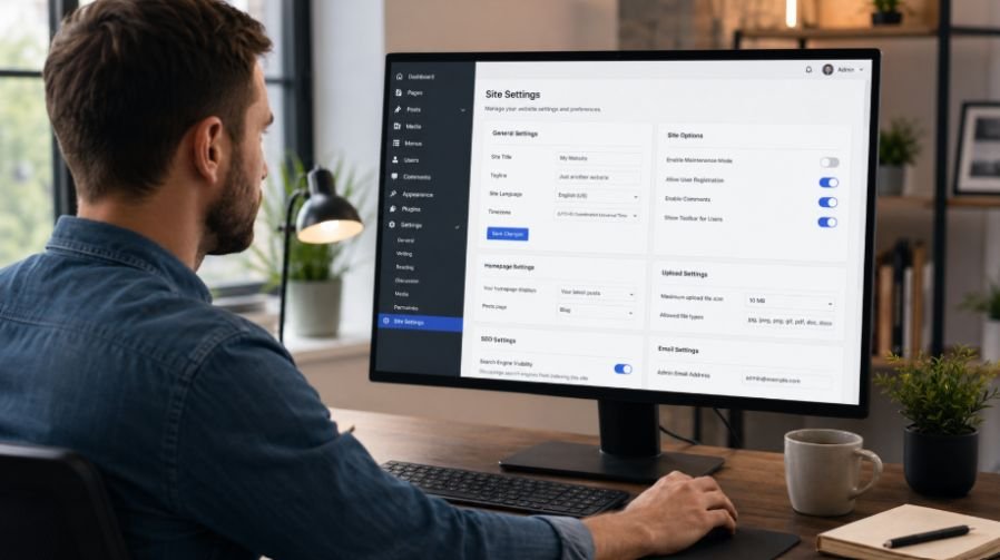 Navigate to Site Settings