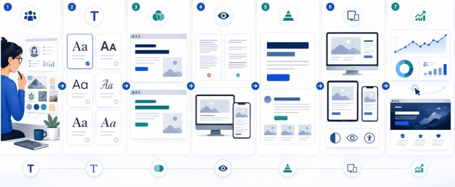 How to Choose Typography for Websites Step by Step
